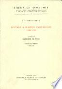 Lettere a Maffeo Pantaleoni, 1890-1923