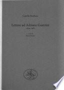 Lettere ad Adriano Guerrini