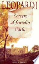 Lettere al fratello Carlo