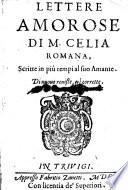 Lettere amorose