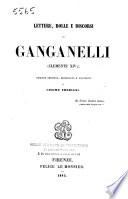 Lettere, bolle e discorsi di fra Lorenzo Ganganelli, (Clemente XIV)