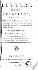 Lettere d'una peruriana