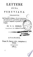Lettere d'una Peruviana