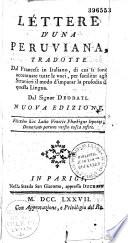Léttere d'una Peruviana