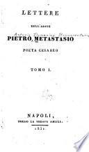 Lettere dell'abate Pietro Metastasio