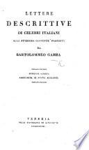 Lettere descrittive scelte da celebri Italiani alla studiosa gioventh proposte da B. G.