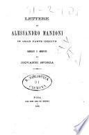 Lettere di Alessandro Manzoni