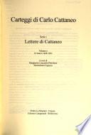 Lettere di Cattaneo: 16 marzo 1848-1851