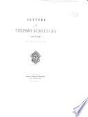 Lettere di celebri scrittori Italiani dal Secolo XV al XIX