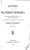 Lettere di Francesco Petrarca