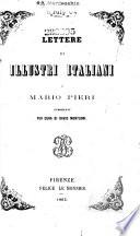 Lettere di illustri italiani a Mario Pieri pubblicate per cura di David Montuori