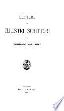 Lettere di illustri scrittori a Tommaso Vallauri
