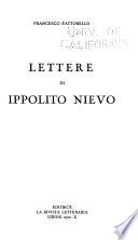 Lettere di Ippolito Nievo