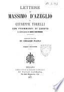 Lettere di Massimo d'Azeglio a Giuseppe Torelli