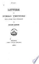 Lettere di Piero Vettori