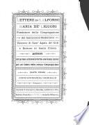 Lettere di S. Alfons Maria de' Liguori, Fondatore della Congregazione del Santissimo Redentore, Vescovo di Sant' Agata de' Goti e Dottore di Santa Chiesa, pubblicate nel primo centenario della suo beata morte per und Padre della stessa Congregazione