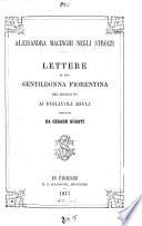 Lettere di una gentildonna fiorentina del secolo Quindici al figliuoli esuli