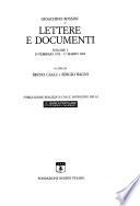 Lettere e documenti: 29 febbraio 1792-17 marzo 1822