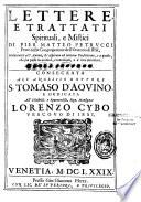 Lettere e trattati spirituali, e mistici di Pier Matteo Petrucci...