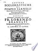 Lettere ecclesiastiche