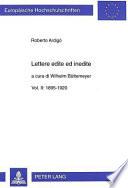 Lettere edite ed inedite: 1850-1894