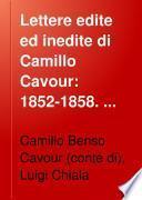 Lettere edite ed inedite di Camillo Cavour