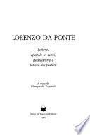 Lettere, epistole in versi, dedicatorie e lettere dei fratelli