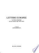 Lettere europee
