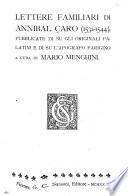 Lettere familiari di Annibal Caro