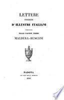 Lettere inedite d'illustri Italiani