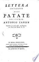 Lettere introno alle patate