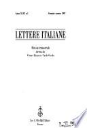 Lettere italiane