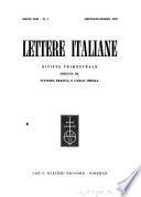 Lettere italiane