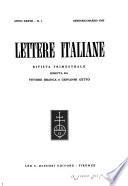 Lettere italiane