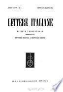 Lettere italiane