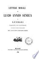 Lettere morali di Lucio Anneo Seneca a Lucilio