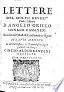 Lettere ... raccolte dall'Illust. ed eccellentissimo Signor O. Menini