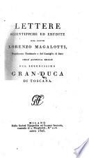 Lettere scientifiche ed erudite