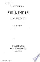 Lettere sull' Inde Orientali