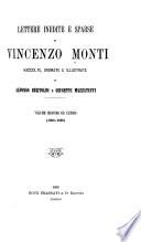 Lettre inedite e sparse di Vincenzo Monti: 1808-1828