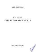 Lettura dell'Elettra di Sofocle