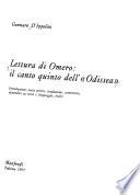 Lettura di Omero, il canto quinto dell'Odissea