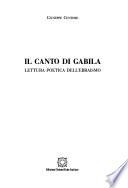 Lettura poetica dell'ebraismo: Il canto di Gabila