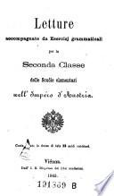 Letture accompagnate da Esercizj grammaticali per la Seconda Classe delle Scuóle elementari israelitiche nell' Impéro d' Àustria