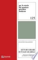 Letture corsare di Tullio Ascarelli. Penalisti e criminologi da Weimar al Terzo Reich