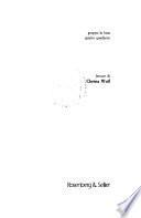 Letture di Christa Wolf