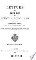 Letture pel quinto corso delle scuole popolari