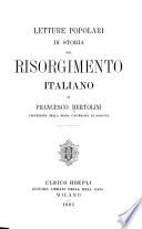Letture popolari di storia del risorgimento italiano
