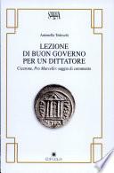 Lezione di buon governo per un dittatore