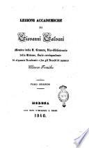 Lezioni accademiche